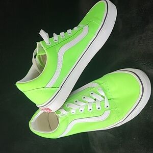 Neon green vans